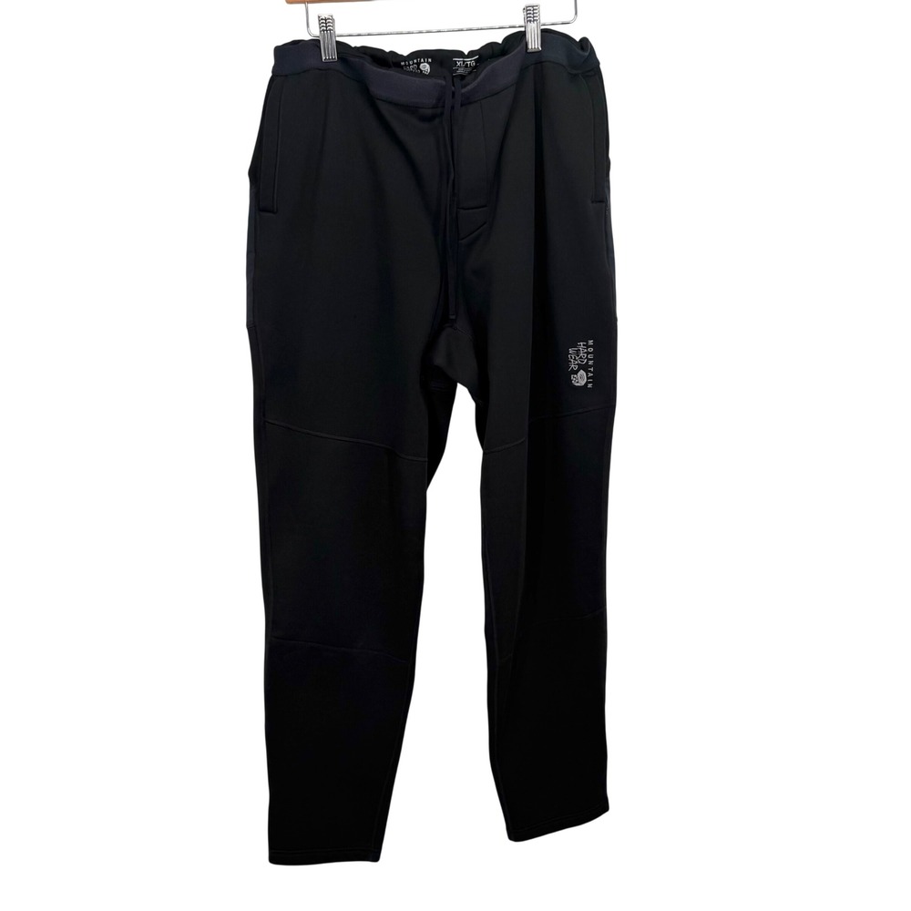 Mountain Hardwear Mens XL Black Softshell Hiking Climbing Pants Outdoor Joggers